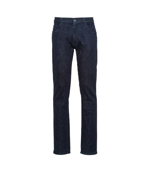 jeans prada stretch con cintura mod 12374 uomo|prada denim jacket.